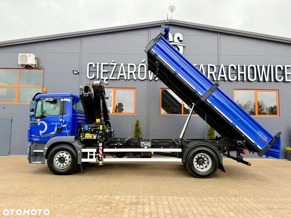 MAN TGM TGL TGS 18.250 // wywrotka 3-S + HDS HMF 1420 - K2 // budowlanka // energetyka //żuraw dzwig kran crane // Świeżo sprowadzony - 13