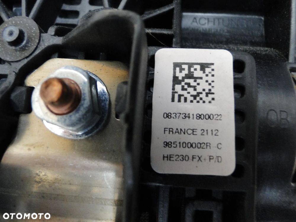 RENAULT LAGUNA III 3 KONSOLA DESKA PODUSZKI AIRBAG PASY SENSOR KOMPLET ORYGINAŁ EUROPA - 24