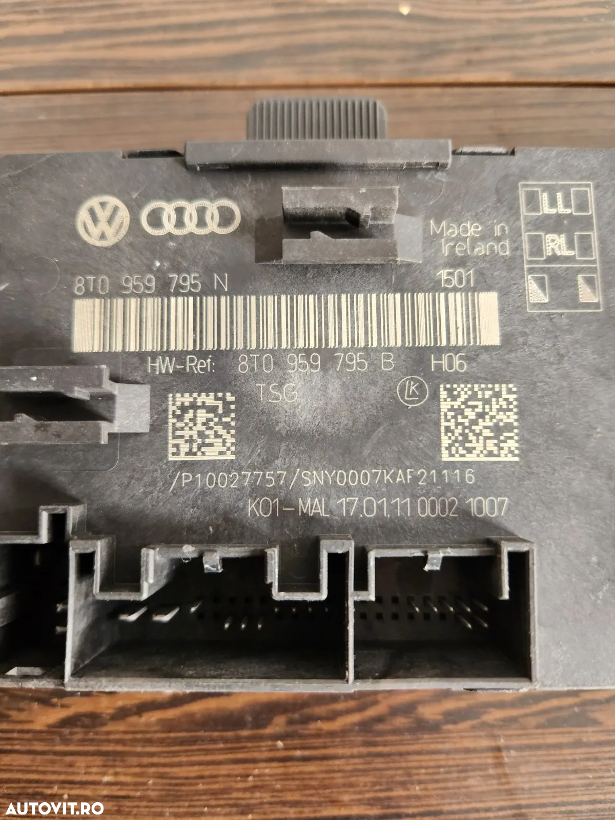 Modul Calculator Usa Stanga Dreapta Fata Spate Audi A4 B8 A5 8T Q5 Cod 8T0959792D 8T0959795B 8T0959793D Dezmembrez Audi A5 8T 2.7 Tdi Euro 5 Motor CGKA Cutie Automata MMW Bixenon Volan Stanga - Dezmembrari Arad - 7