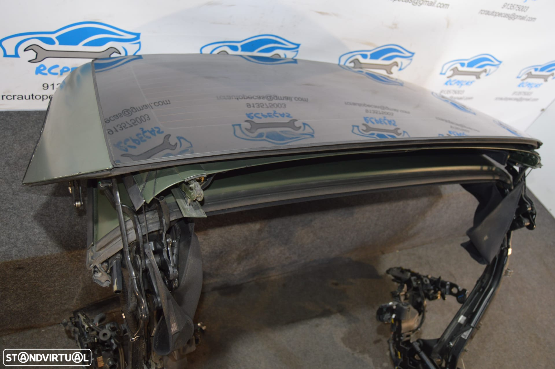 CAPOTA VIDRO ELETRICA HARD TOP BMW SERIE 3 E93 CABRIO 61357199885 7199885 7128780 SERIE 3 E93 CABRIO LCI TEJADILHO ELETRICO TETO PANORAMICO - 3