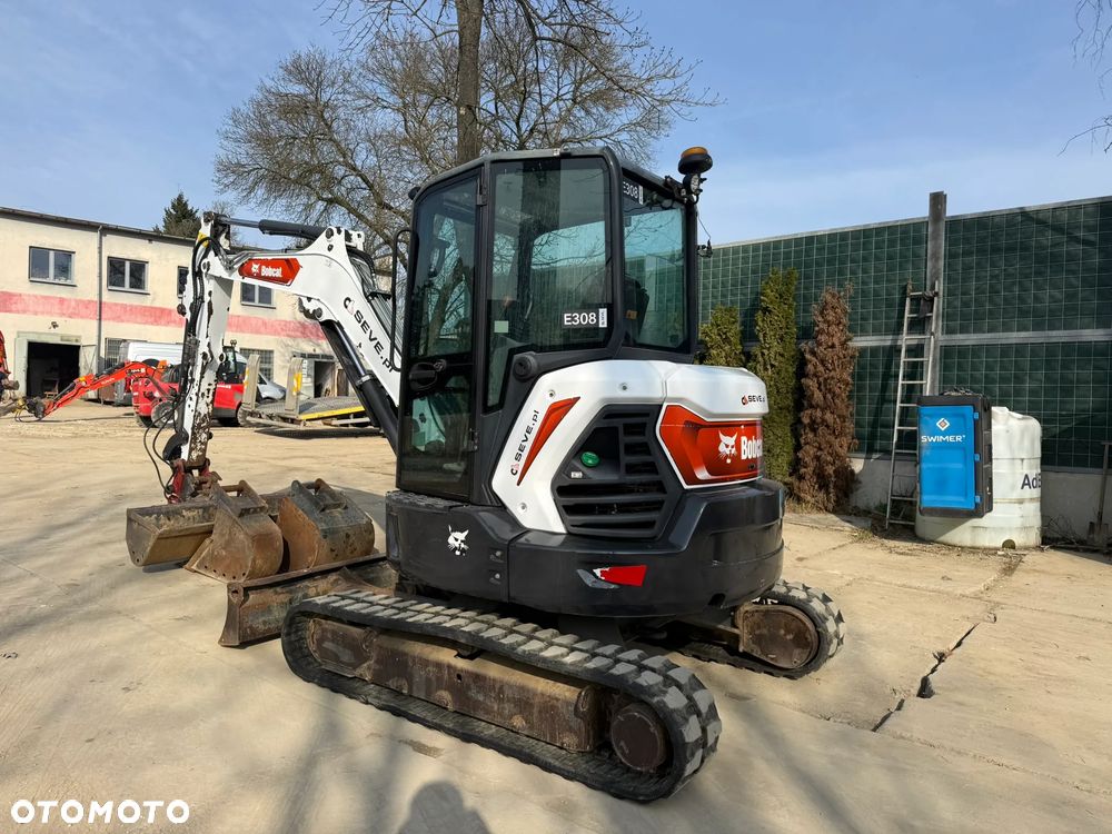 Bobcat E 50 z - Szybkozłacze hydr. , skarpówka hydrauliczna , łyżka 30 cm + 60 cm - 3