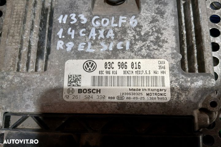 Calculator motor ECU 03C906016 0261S04390 03C906016 0261S04390 Volksw - 3