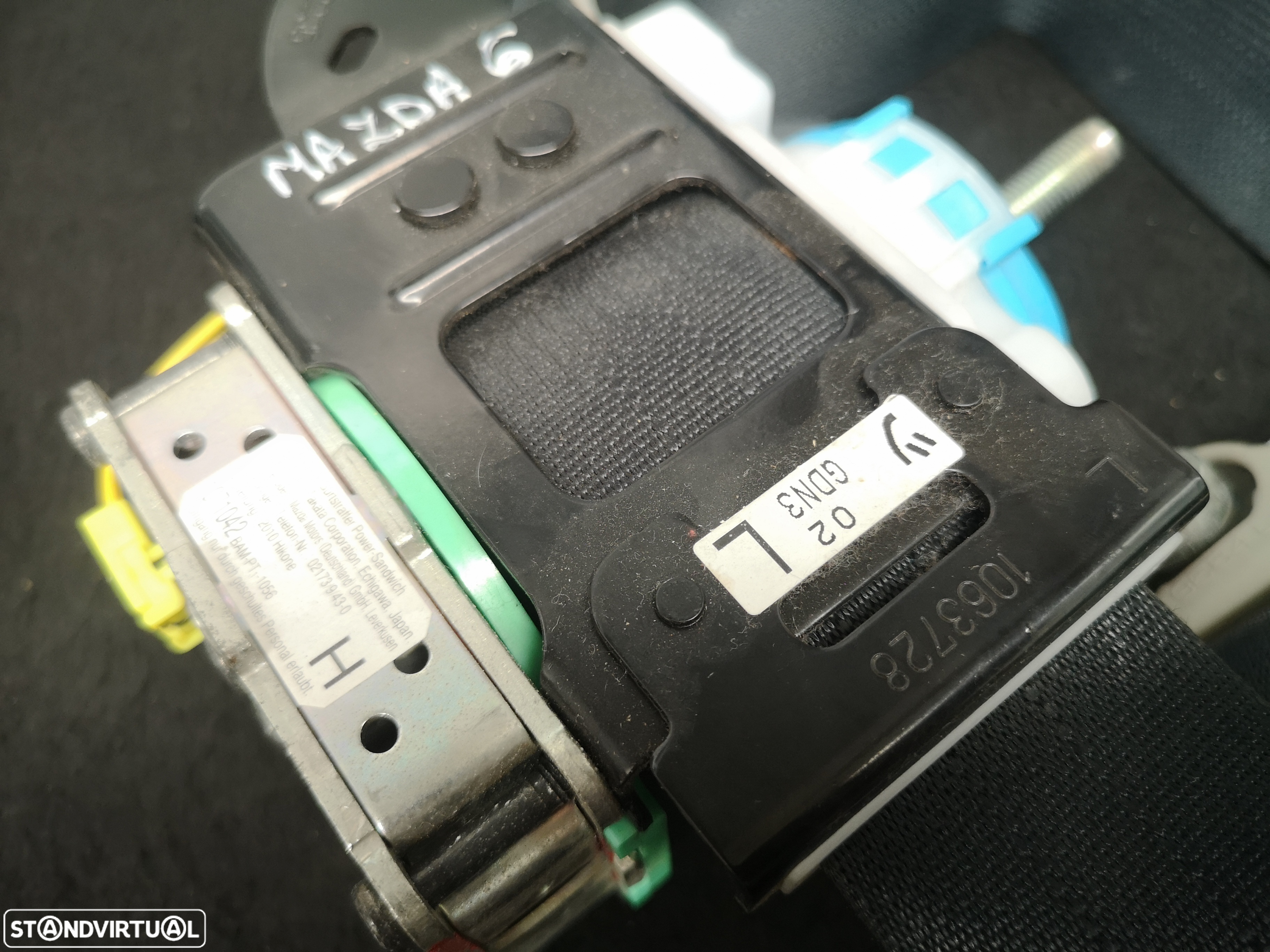 Cinto de Segurança Frente esquerda  mazda6 2009-2012 - 2