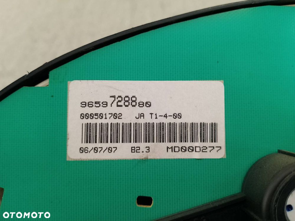 LICZNIK PEUGEOT 206 FL 9659728880 1.4 HDI - 3