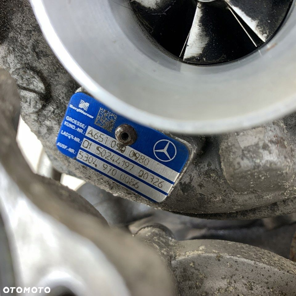 Turbosprężarka turbo Bi-turbina MERCEDES SPRINTER 906 316 cdi 2.2 CDI 15r - 6