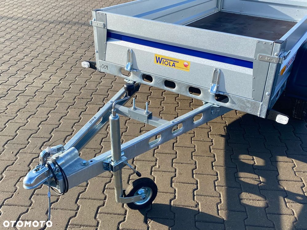 Wiola DOSTAWA Przyczepka KRAKUS+ wym. 252x132x38 Przyczepa dwuosiowa SPAWANA niehamowana SOLIDNA kat.B! - 7