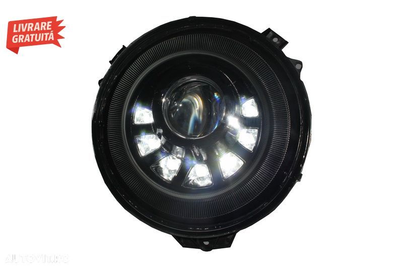 Faruri Bi-Xenon LED Mercedes G-Class W463 (2005-2017) M Square Look- livrare gratuita - 4