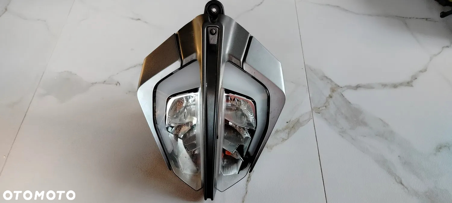 KTM DUKE 125 LAMPA PRZÓD REFLEKTOR 2022 POLIFT LAMPA TYŁ PRZEŁĄCZNIK LICZNIK ZEGARY STELAŻ - 9