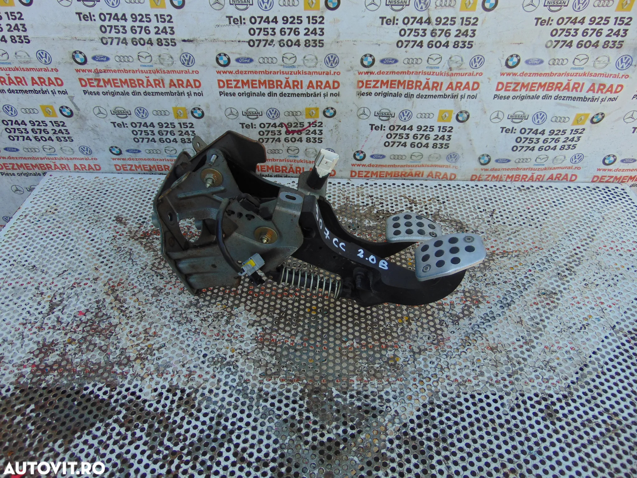 Pedalier Peugeot 307 307cc cabrio pedala frana ambreiaj - 3