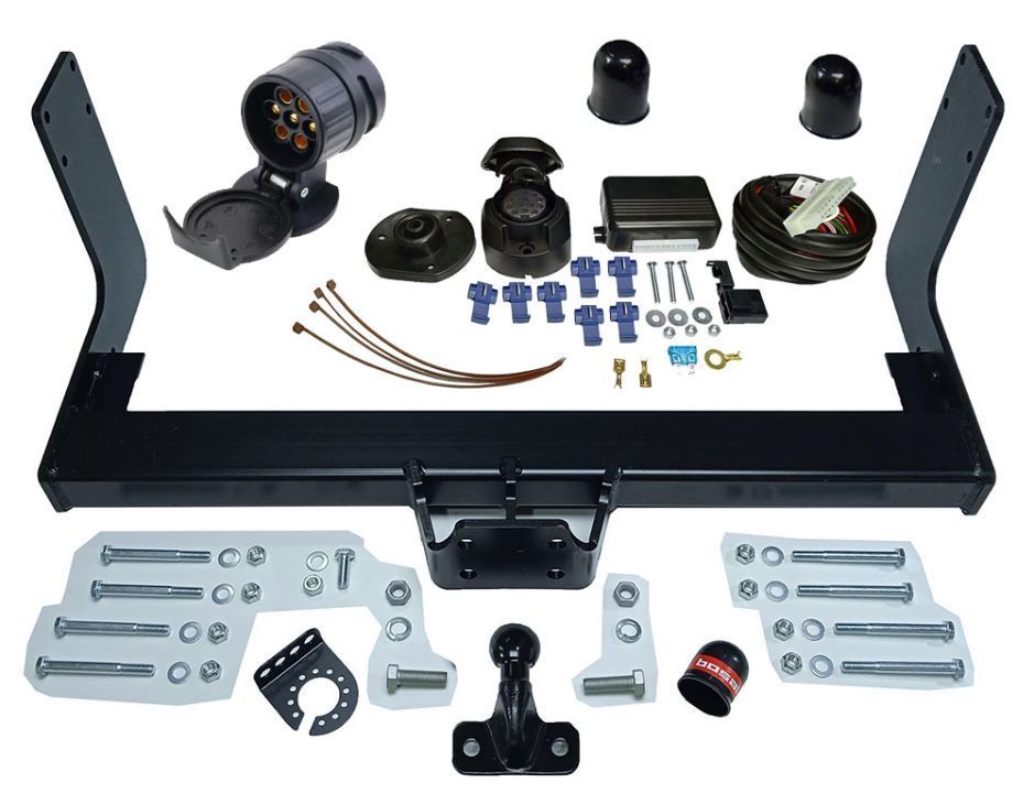 HAK HOLOWNICZY + MODUŁ 13PIN/7 VOLKSWAGEN  VW CRAFTER 1 I 2006-16 MERCEDES SPRINTER 2 II LONG MAX - 14