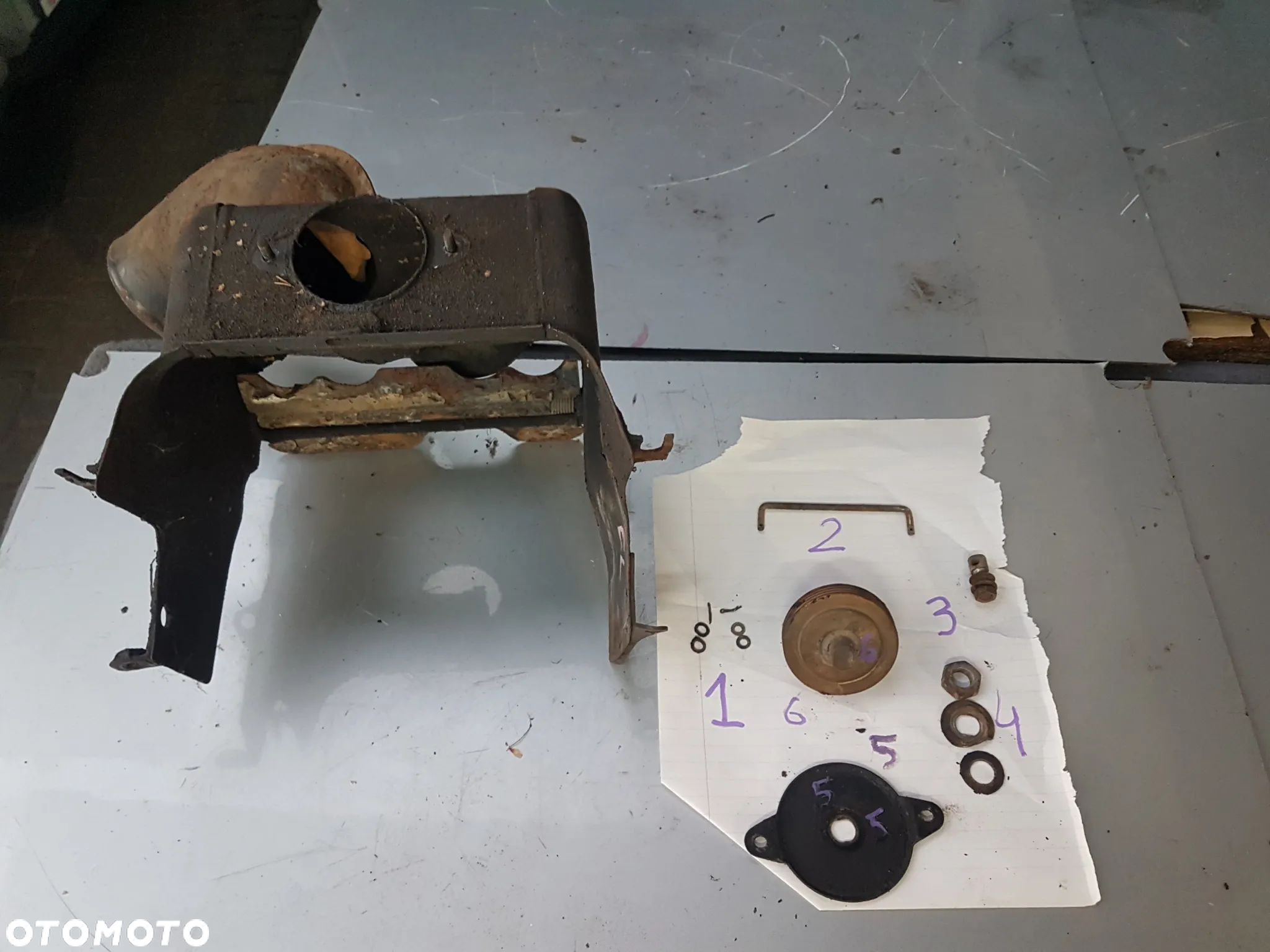 termostat śruba mocowanie pręt zabezpieczenie fiat 126p 126 p maluch oryginał - 1