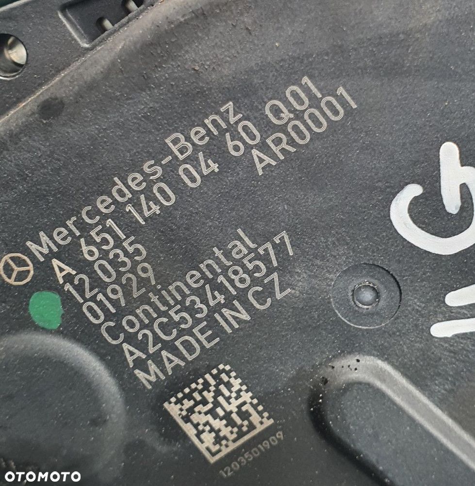 ZAWÓR EGR MERCEDES GLK X204 2.2 CDI A6511400460 - 5