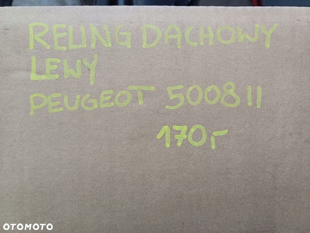 reling lewy listwa dachowa lewa peugeot 5008 ii 2 17- - 16