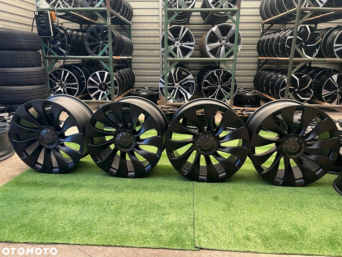KOMPLET FELG FELGI TESLA MODEL Y PERFORMANCE 21 ET40 ET48 ORYGINALNE - 8