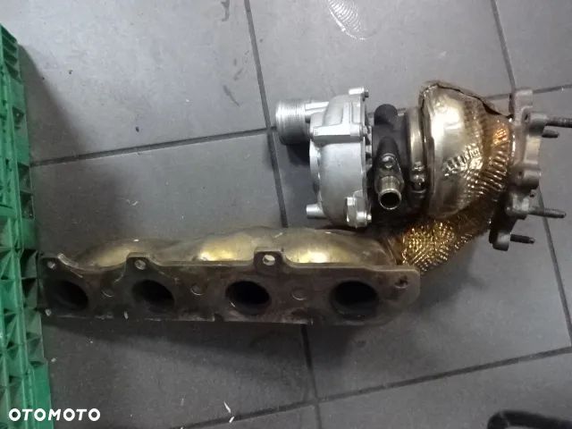 Lewa oraz prawa  turbosprężarka z kolektorem Audi S7 4.0 079253033CK - 3