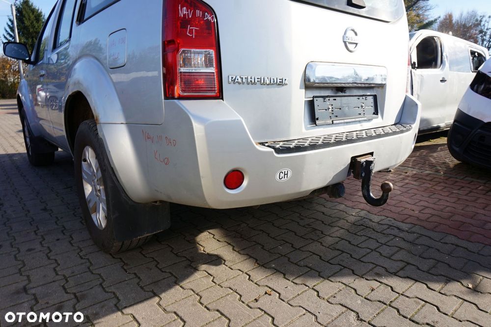 ZDERZAK TYLNY PATHFINDER III R51 KL0  SREBRNY NISSAN 2005-2014 - 3
