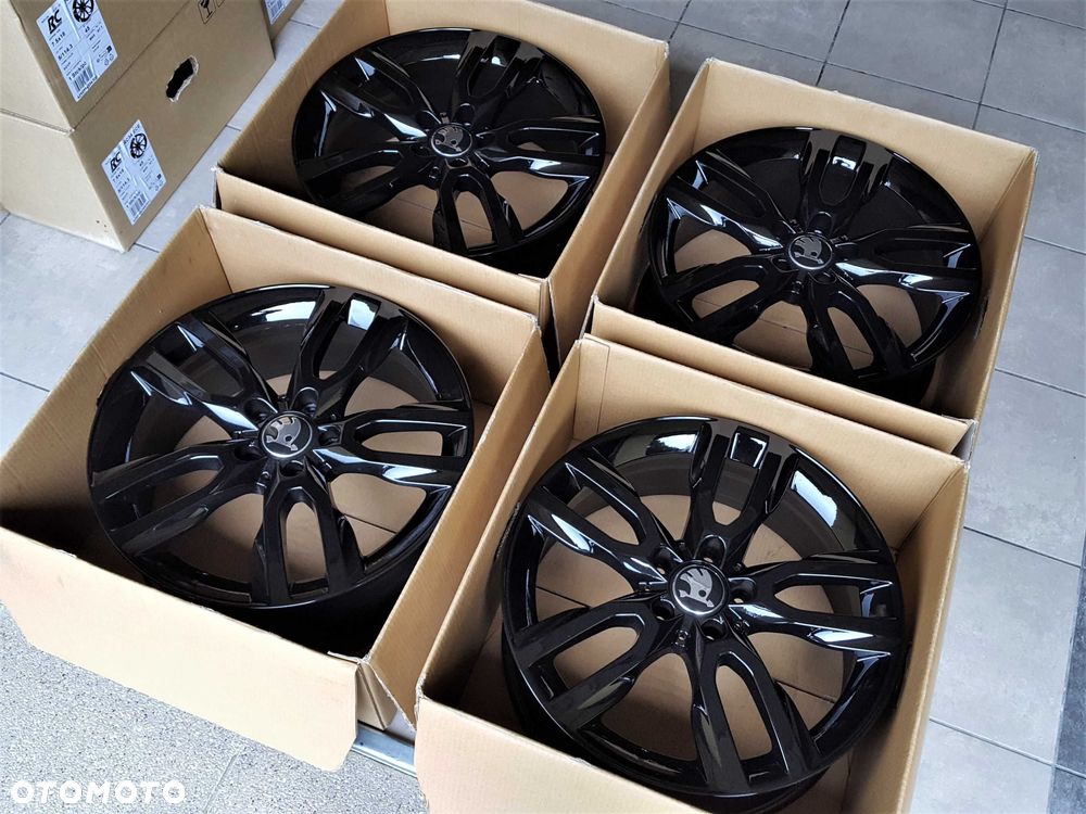 Alufelgi 18 5x112 Skoda Octavia Superb Yeti Karoq Kodiaq Czarne ! 840# - 6