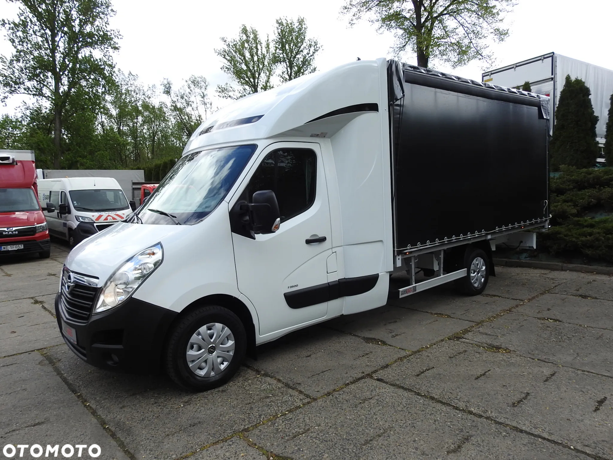 Opel MOVANO PLANDEKA 8 PALET WEBASTO TEMPOMAT KLIMATYZACJA PNEUMATYKA 170KM [ 127076 ] - 7
