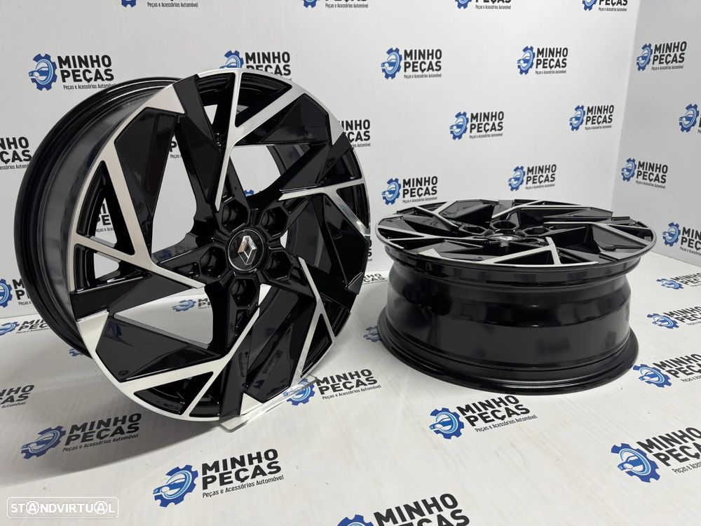 Jantes Look Renault Megane 2025 em 17 (5x114.3) Preto e Polido - 6