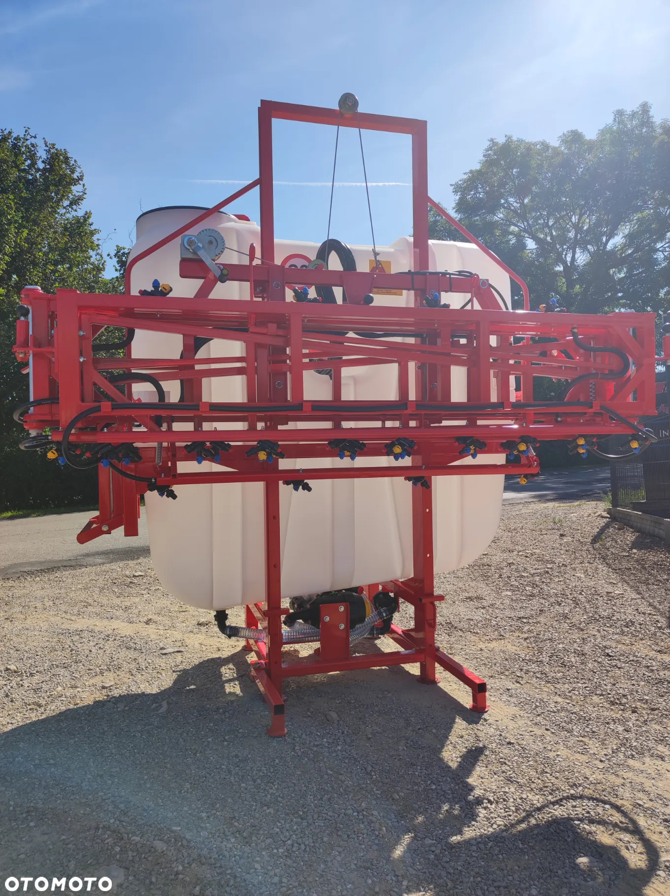 Opryskiwacz zawieszany LISICKI 1000l / lanca 15m stabilizacja HYDRAULICZNA - 12