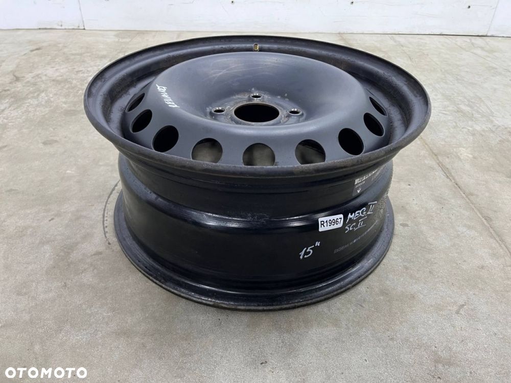 Felga Renault Megane 2 II Scenic 2 II 02-09r. 6,5jx15 ET49 4x100 felgi stalowe 15 cali 8200026031 - 3
