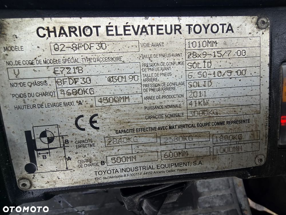 Toyota 02 8FDF30 - 8