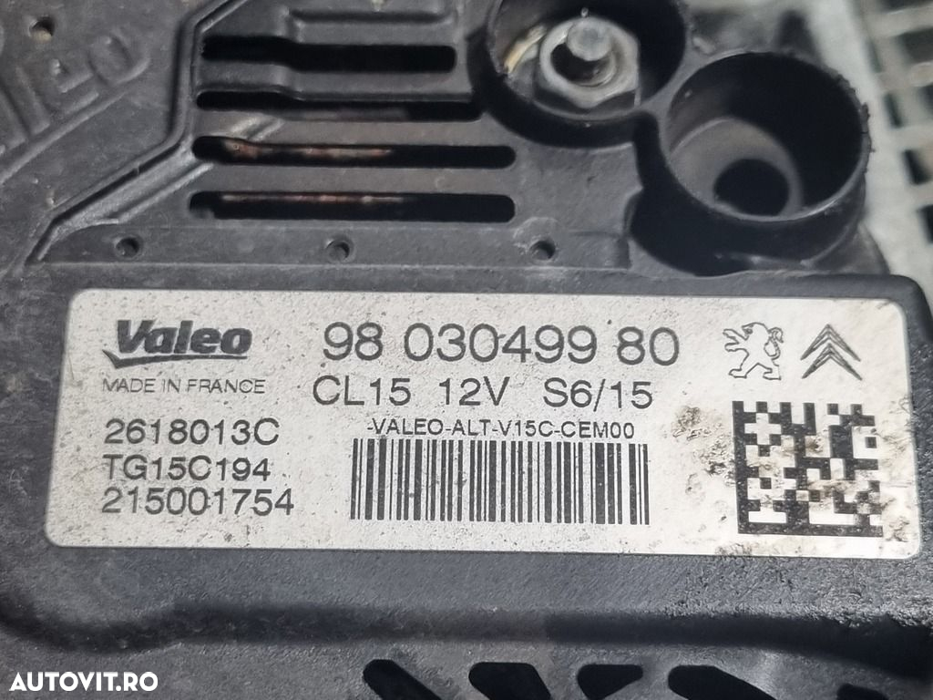 Alternator Mitsubishi ASX Facelift 2012 1.6D 2012 - 2015 114CP 1560CC 9HD (1129) Diesel ... - 4
