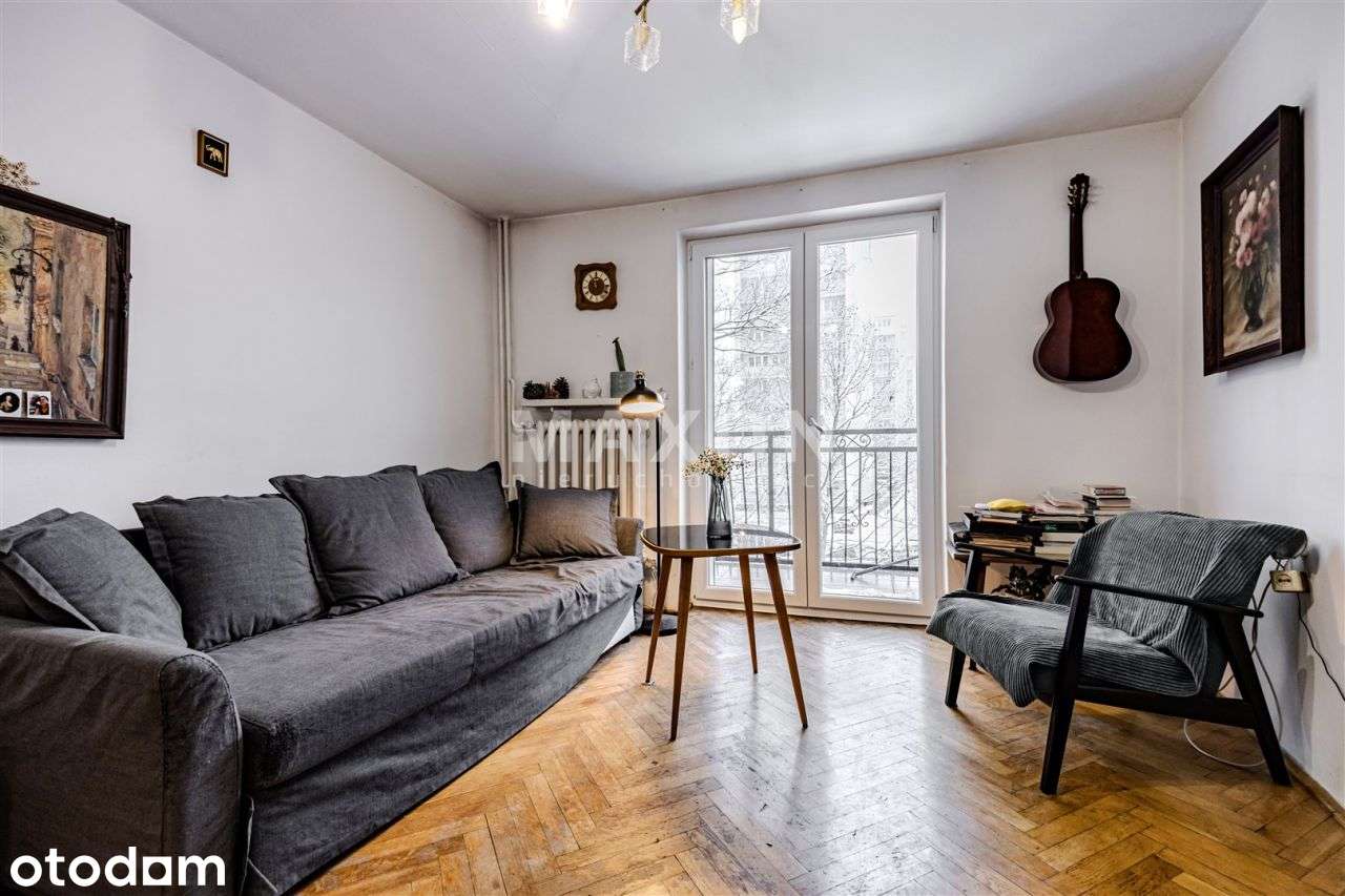 Mokotów | metro Wierzbno | balkon | piwnica