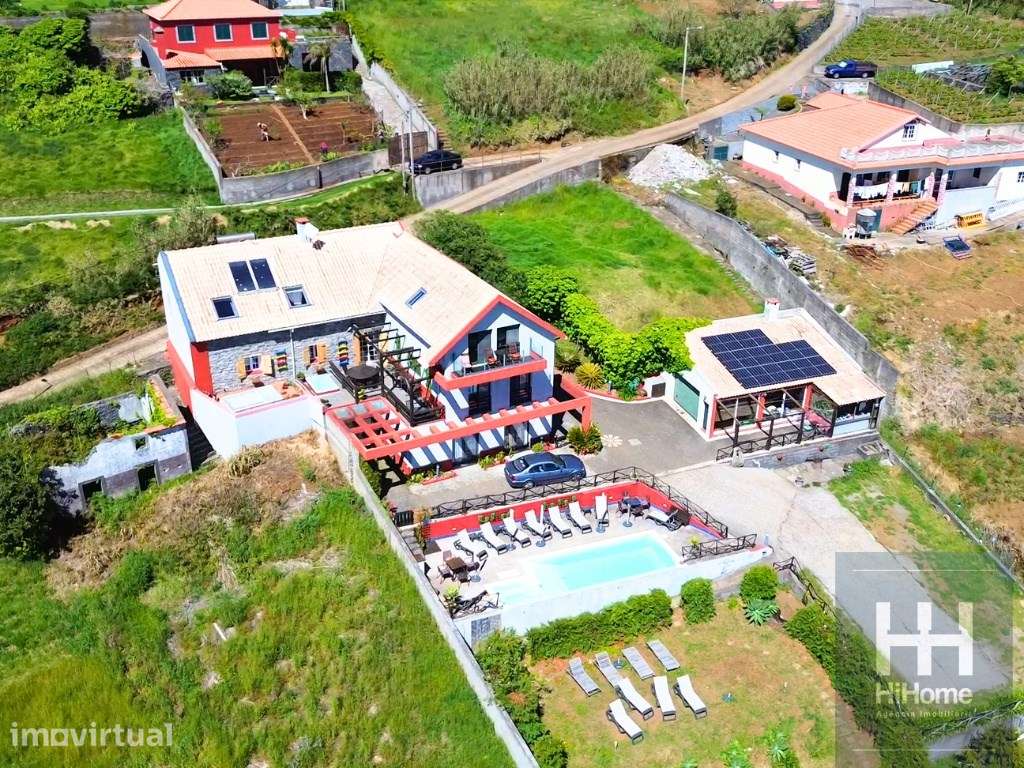 Moradia T8 em zona tranquila, com piscina e vista mar em Fajã Ovelh... - Grande imagem: 3/45
