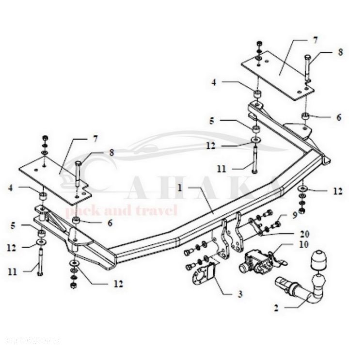 Hak Holowniczy Automat Do Mazda 6 Gg Sedan 2002-2008 - 3
