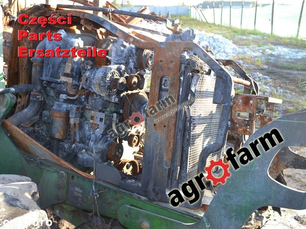 John Deere 6320 części,  skrzynia biegów, silnik - 2