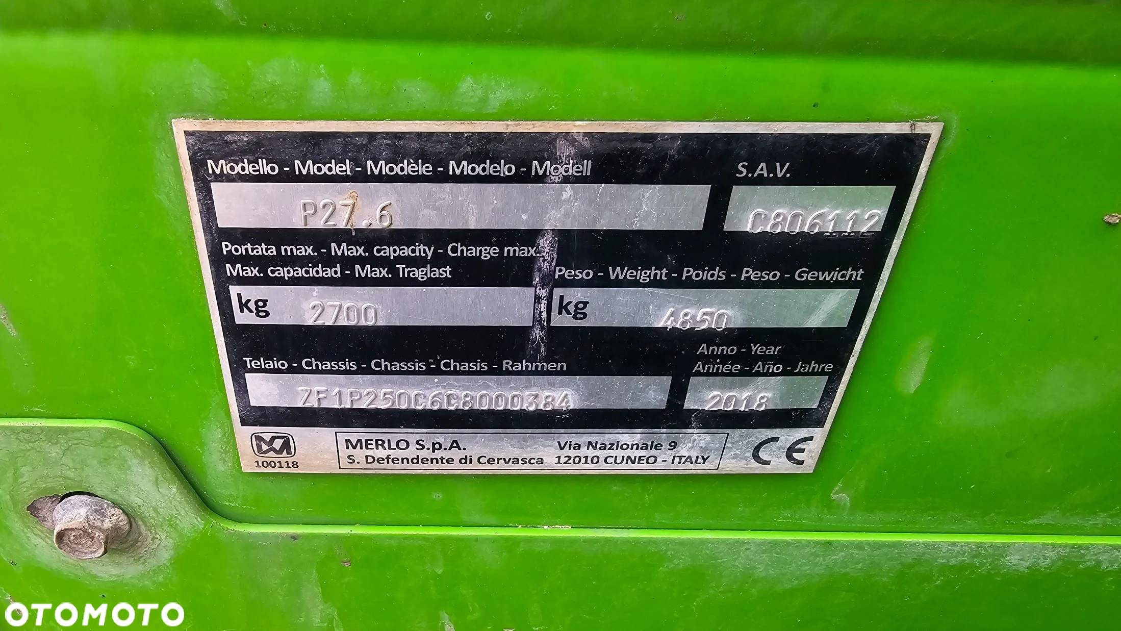 Merlo P27.6 - 10