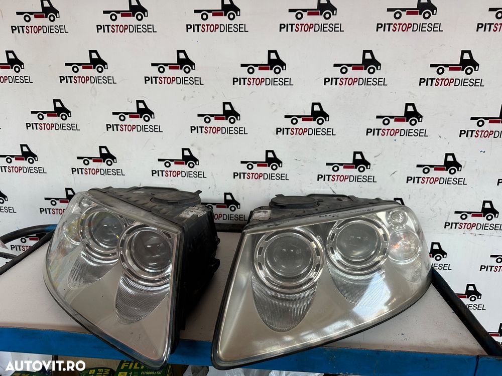 Far stanga dreapta VW- Volkswagen Touareg 7L R5 Xenon 2003 2004 2005 2006 2007 - 3