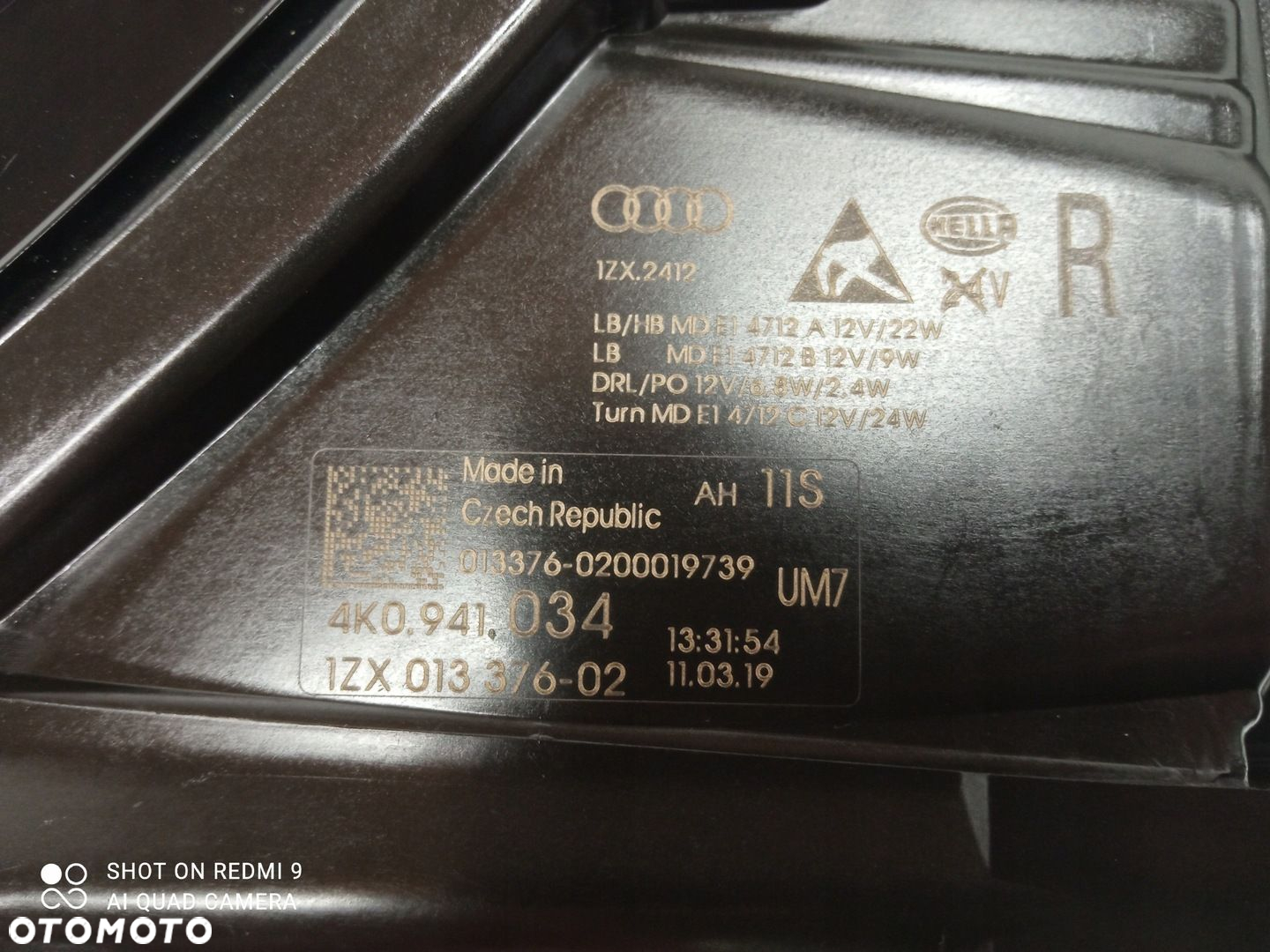 LAMPA PRAWA LEWA FULL LED AUDI A6 C8 4K0941034 - 9