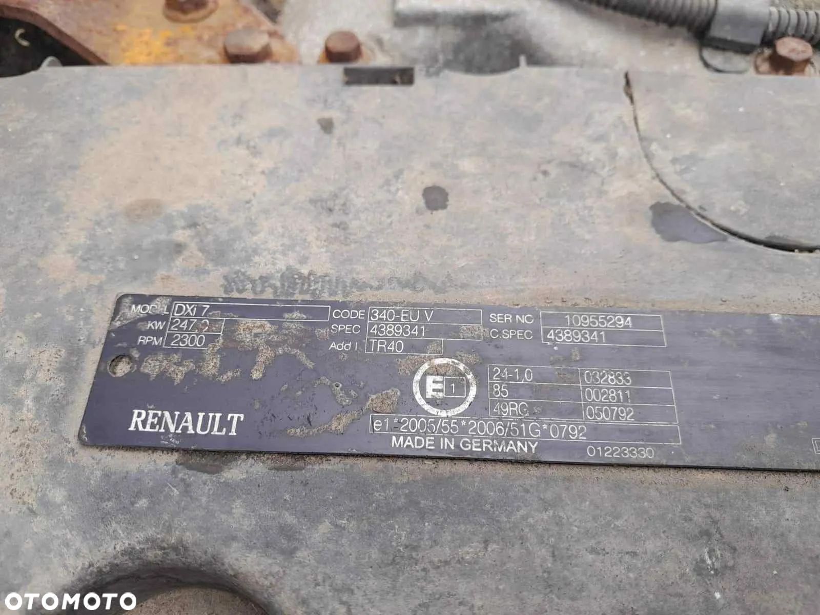 Kompletny silnik Renault Midlum DXI 7 340km 2013r - 1