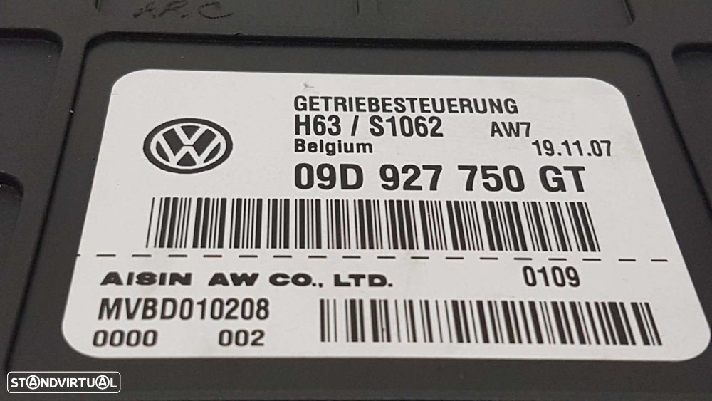 CENTRALINA CAIXA DE VELOCIDADES AUTOMÁTICA PORSCHE CAYENNE (TYP 9PA1) BáSICO - 4