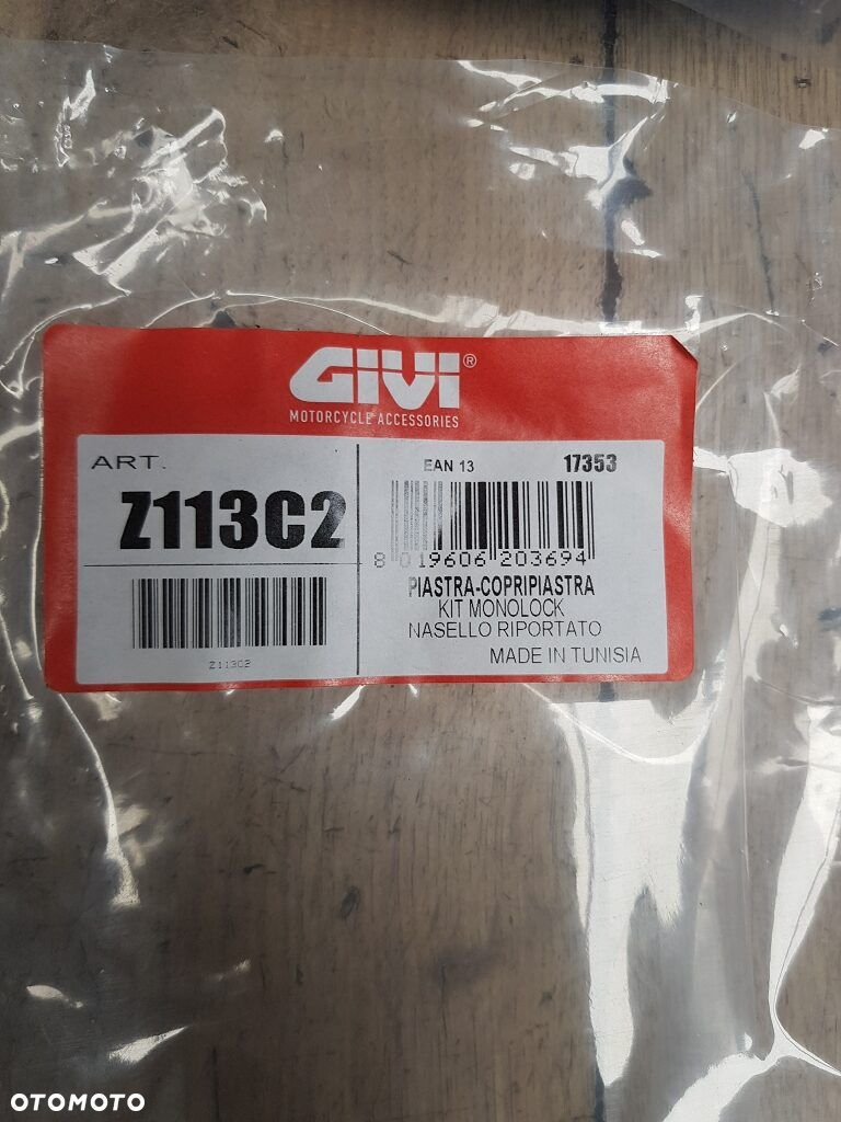 Płyta pod kufer centralny Givi Z113C2 Monolock - 5
