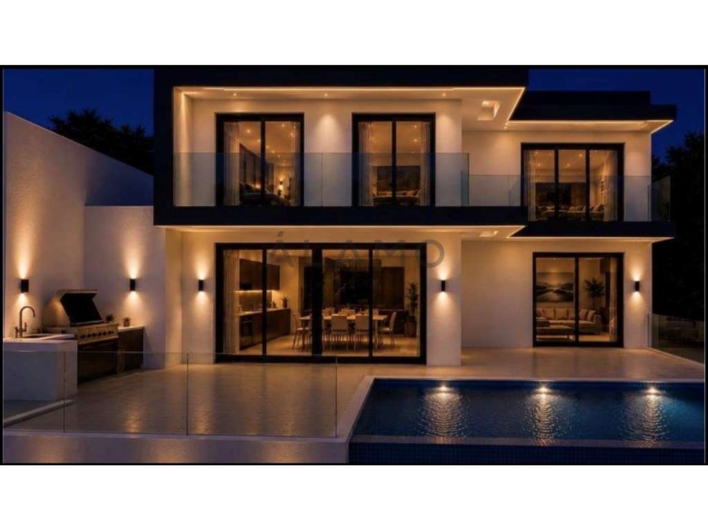 Elegância e Conforto: Moradia Nova com Piscina Infinita e Vista Mar - Grande imagem: 4/17