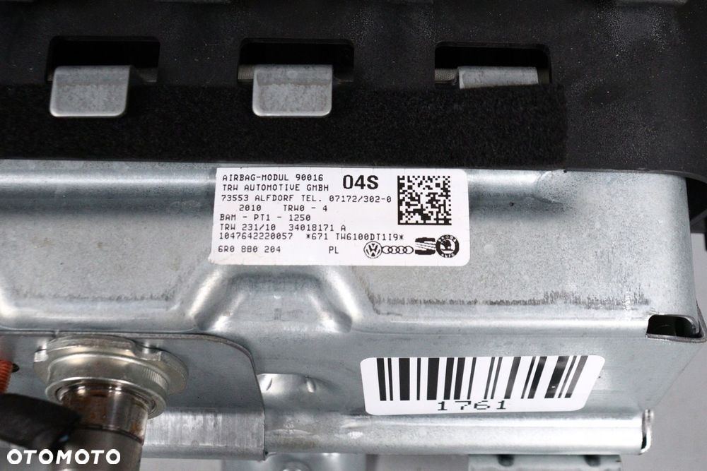 Poduszka pasażera AIRBAG VW Polo V 6R 6C ORYGINAŁ EU 08-17 - 6