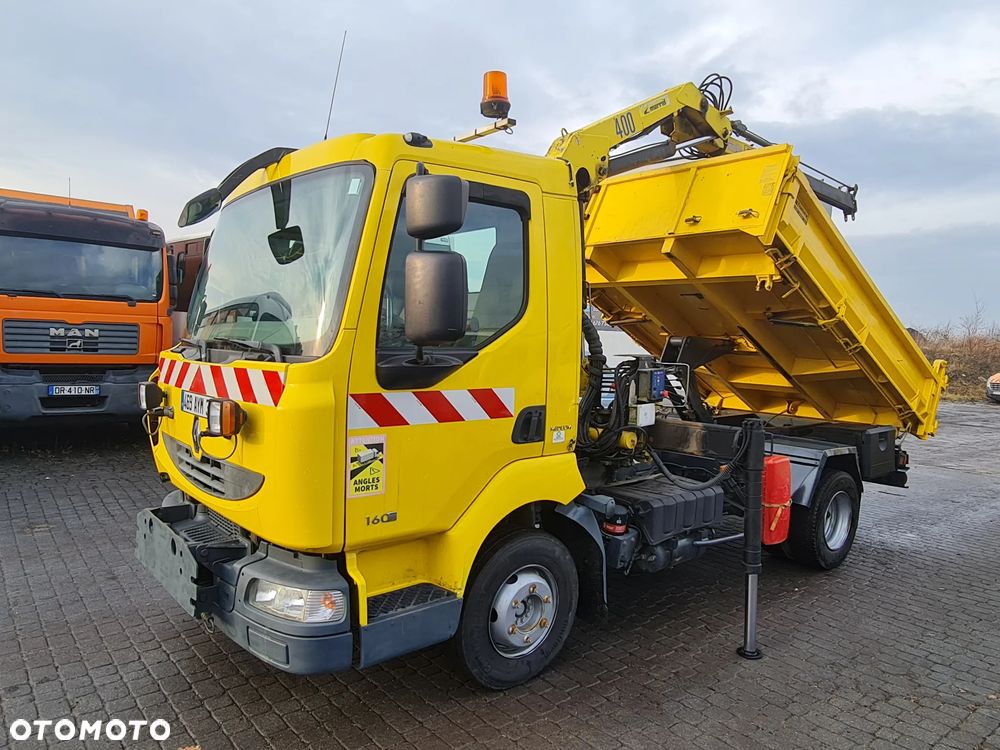 Renault Midlum 160DXi Wywrotka 3 str HDS HMF Specjalny Czołownica Solarka Piaskarka - 1