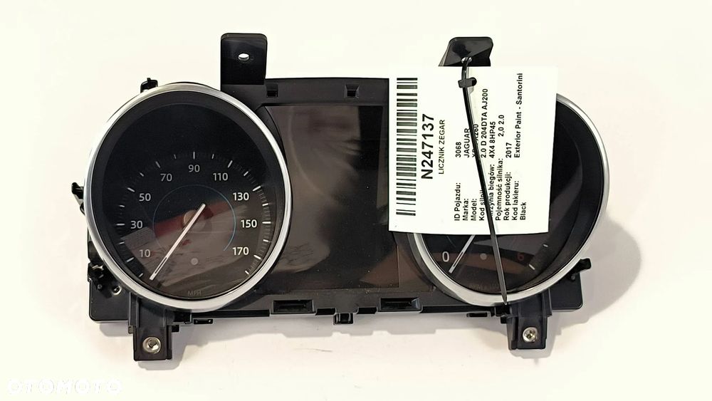 Licznik zegar prędkościomierz HX6310849BC USA 2.0 D  Jaguar XF X260 2017 Sedan Diesel 132kW 1999cm³ - 1