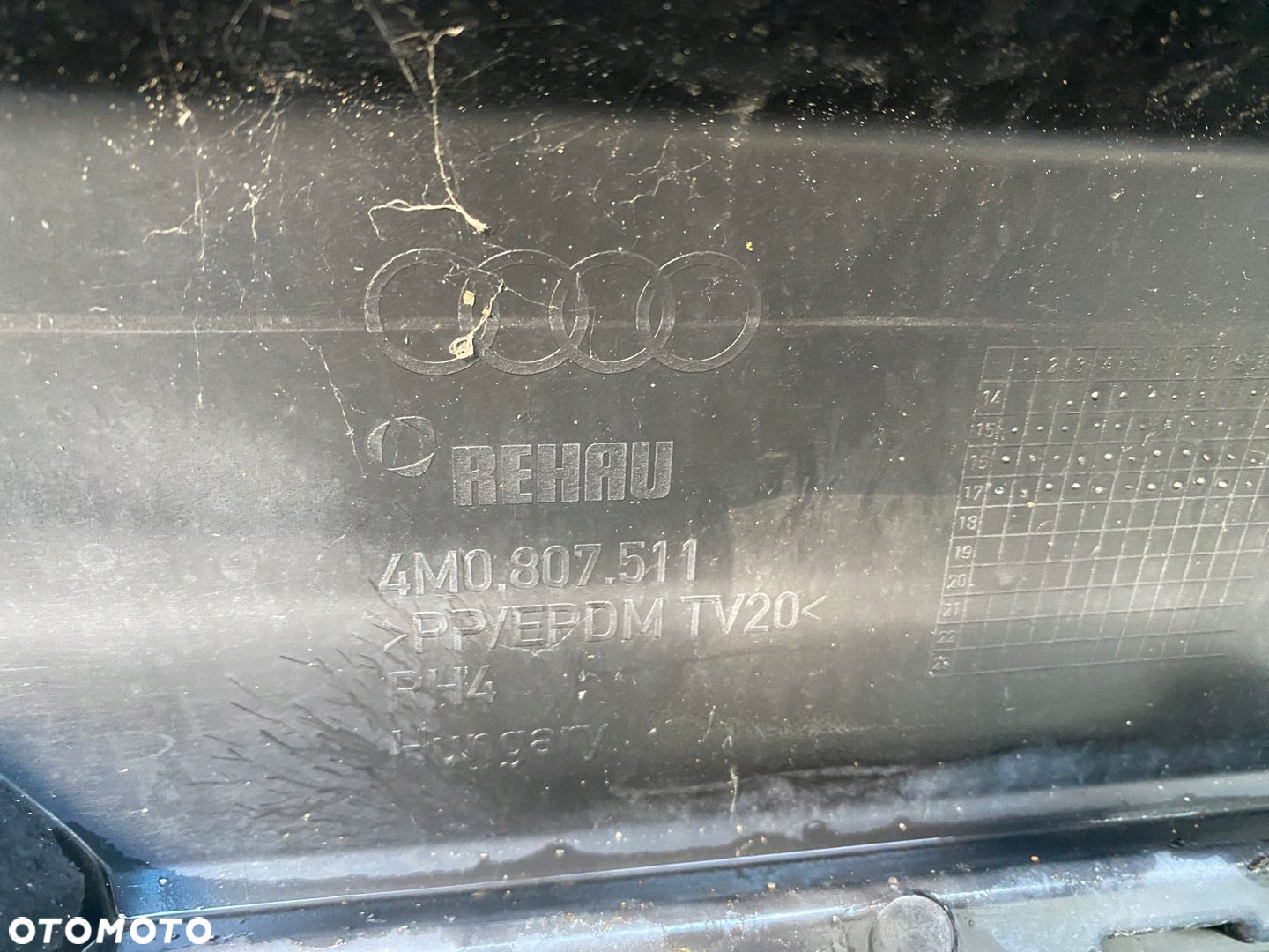 ZDERZAK TYŁ AUDI Q7 4M0 S LINE BLACK 4M0807511 - 9