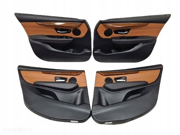 BMW F46 BOCZKI TAPICERKA DRZWI KOMPLET - 1