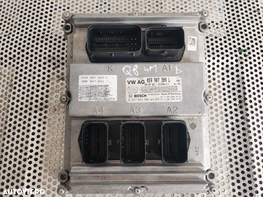 Calculator Motor ECU Audi Q7 Q8 4M 3.0 D An 2018-2019-2020-2021-2022-2023 Cod 059907309L 4M8907401 - Dezmembrari Arad * Factura Si Garantie *- Achizitionam Autoturisme/Piese Auto - 3
