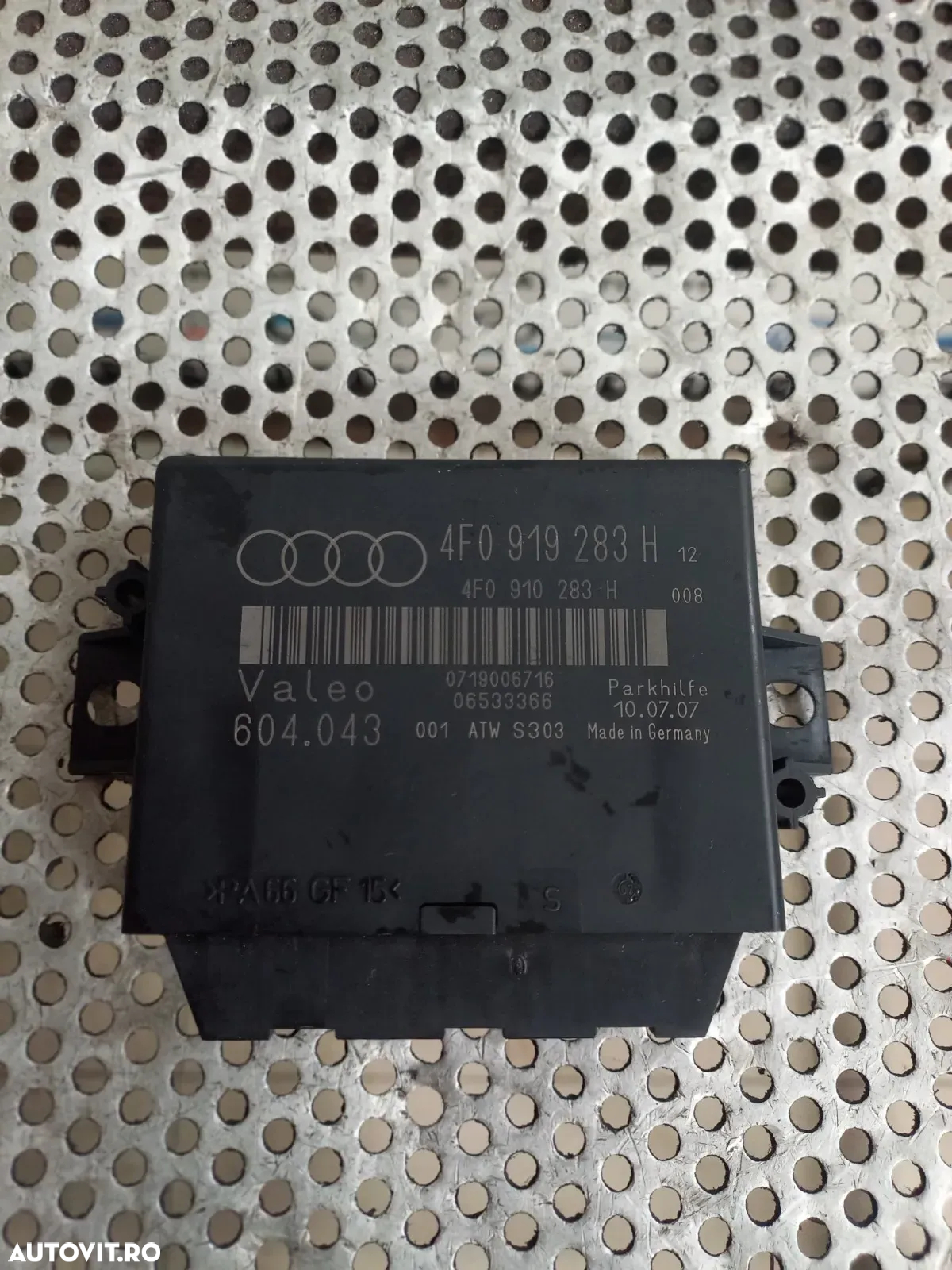 Calculator Modul Senzori Parcare Audi Q7 4L A6 C6 Cod 4FH - Dezmembrari Arad - 6