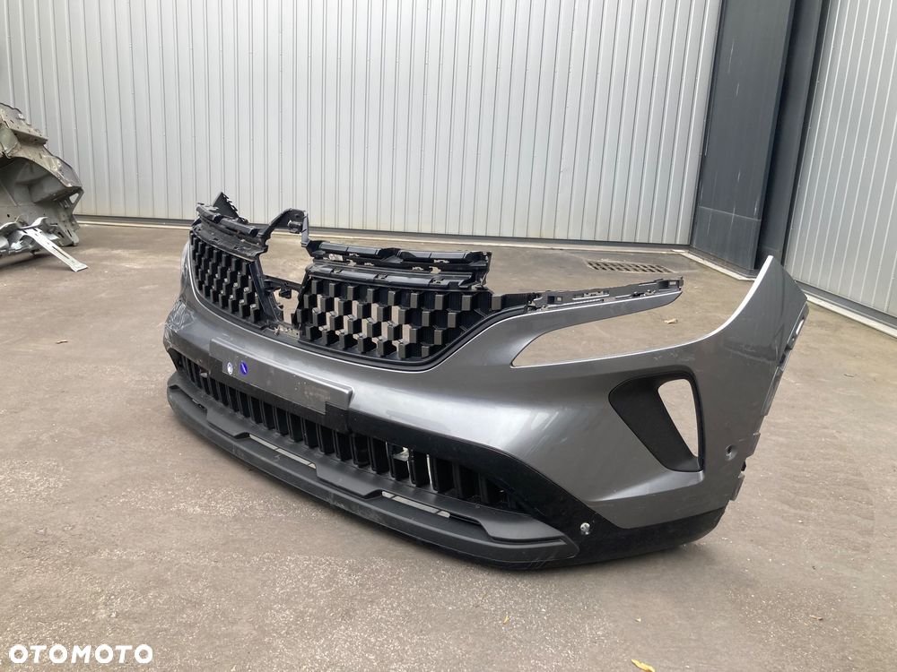RENAULT AUSTRAL 22-> ZDERZAK  PRZEDNI PRZÓD  otwory na PDC + płyta zderzaka grill atrapa