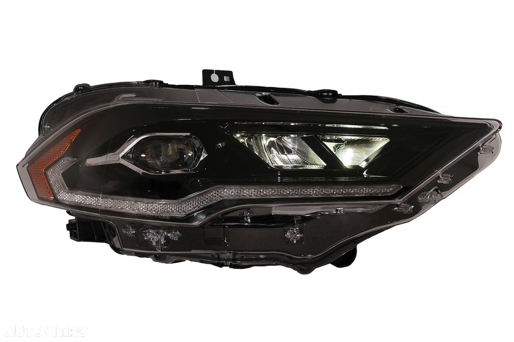 Faruri LED compatibil cu Ford Mustang Facelift (2018-2023) Negru Semna - 5
