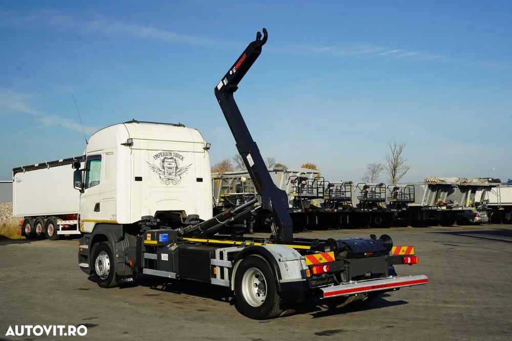 Scania R 360 / 4x2 / SISTEM CÂRLIG (HOOKLIFT) / HIAB XP20S51 / CAPACITATE MAXIMĂ: 20 T / CUTIE MANUALĂ / - 5