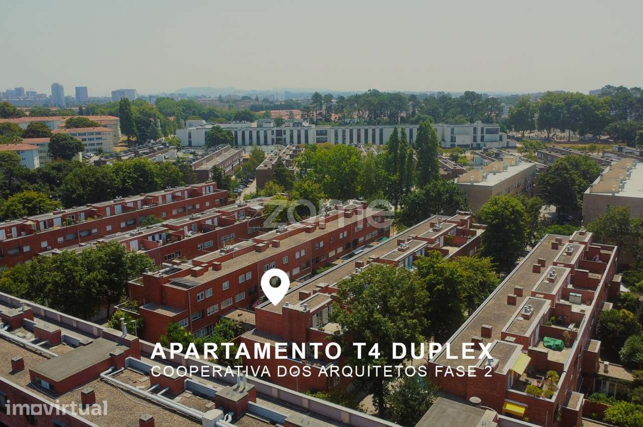 Apartamento T4 na Cooperativa dos Arquitetos, Aldoar, Porto - Grande imagem: 4/35