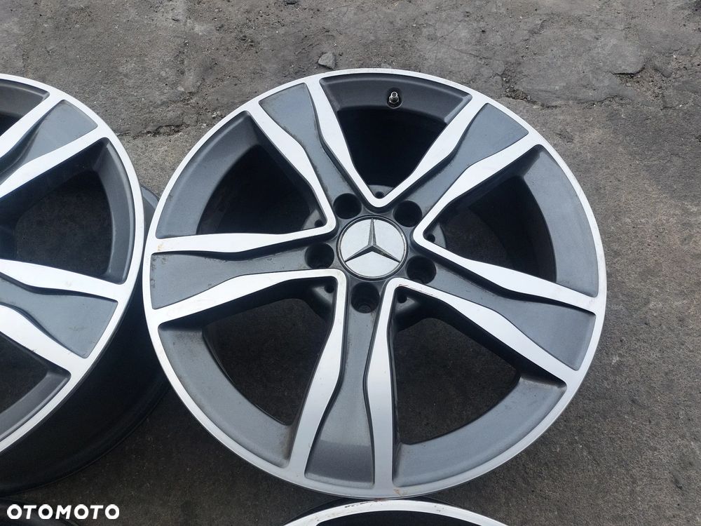 MERCEDES BENZ C KLASSE W205 FELGI ALUMINIOWE R17 7J ET48.5 5X112 OE A2054010800 PROSTE! - 4